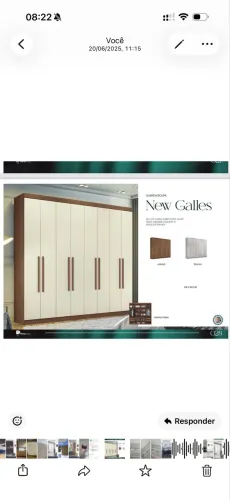 Guarda roupa 8 portas