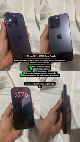 iPhone 14 Pro 128 GB deep purple