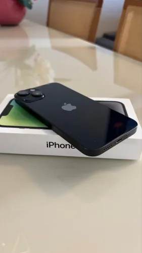 iPhone 14 128GB - Meia-Noite (aparelho impecável)