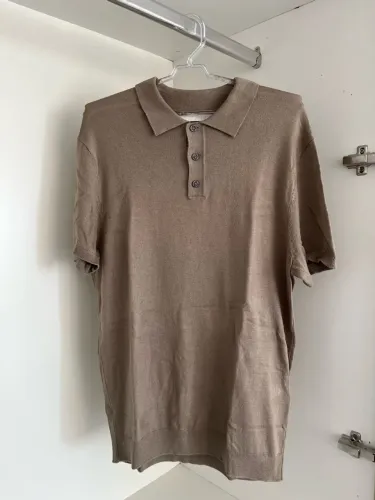 Camisa Polo Tricô Zara Tamanho M