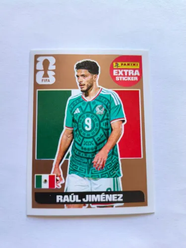Vendo Figurinha Extra Copa 2026 Raúl Jiménez Bronze em Uberlândia e Uberaba.