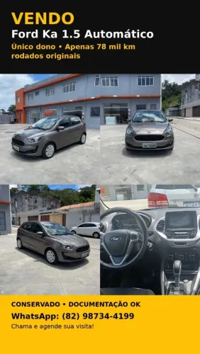 Ford KA 1.5 SE Plus 12V Flex 5P Aut. 2020