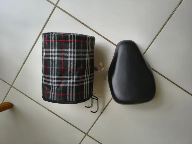 Cestinha e Selim pra bicicleta