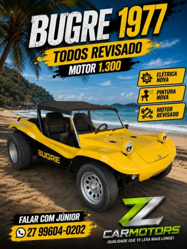 Volkswagen Buggy 1.6 8V Gasolina 2P Manual 1977
