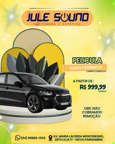 Película nano cerâmica 