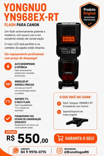 Flash Para Canon YN968EX-RT