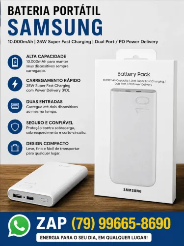 BATERIA PORTÁTIL SAMSUNG