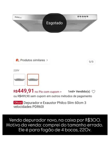 Depurador novo