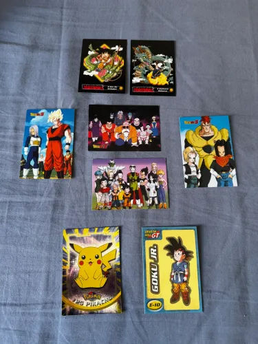 Cards Dragon Ball e Pokémon