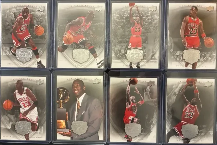 8 Michael Jordan Coleção Exclusiva Belo Design Minimalista Card NBA Carta Bulls 2