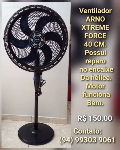 Ventilador de coluna da linha Arno Xtreme Force Breeze 40 cm