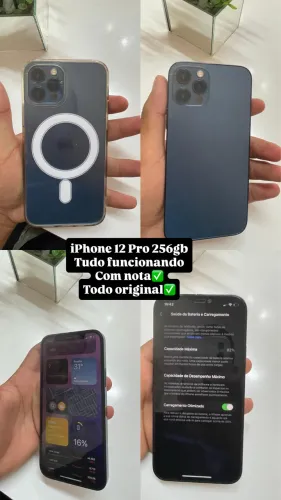 iPhone 12 Pro 256gb, com nota