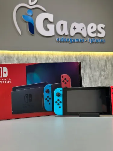 Nintendo Switch Turbinado 128gb com 15 Jogos | Loja Física - Promoção iGames