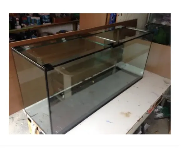 Aquário Novo 100x40x50 ou 120x30x45 Vidro 8mm + tampa + travas francesas 