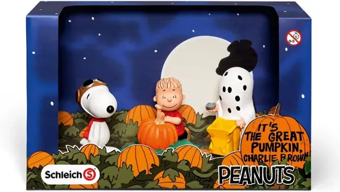 Charlie Brown E Snoopy Halloween Scenery Pack Schleich
