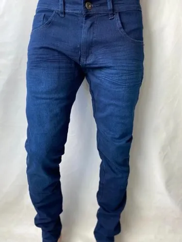 Calça jeans masculina com elastano e calça preta
