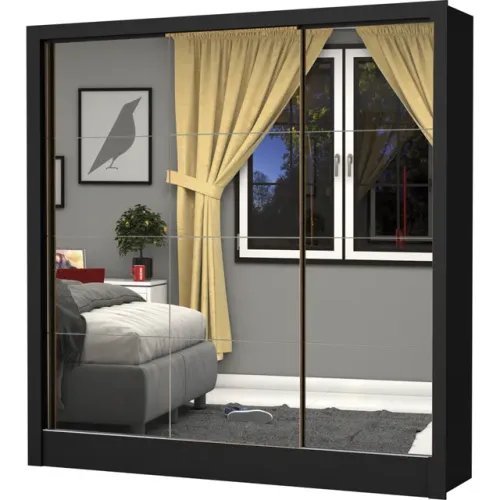 Guarda roupa Santiago 3 portas espelhadas!!?? Tt5799m