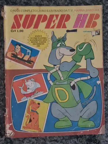 Álbum de figurinhas Hanna Barbera (1977), original