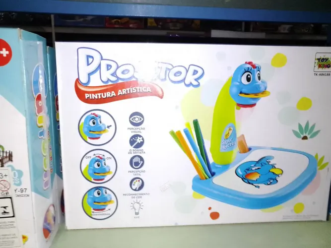 Projetor de Pinturas para Crianças - Brinquedo Educativo