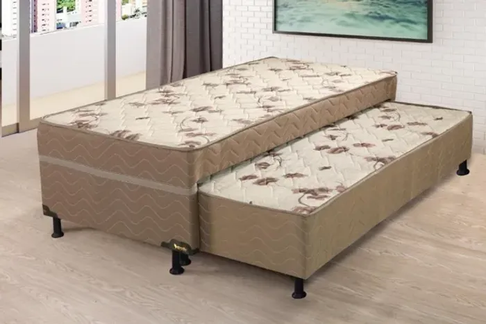 quarto cama colchao bibox solteiro