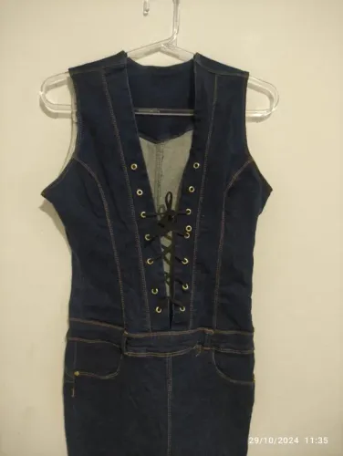 Macacão Jeans escuro