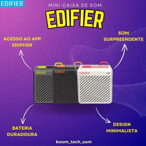 Caixa De Som Mini Edifier Mp85 | Bluetooth | Original | Garantia