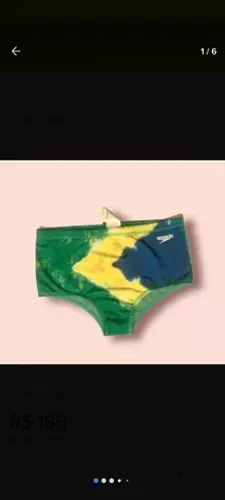 Sunga Speedo Brasil natação