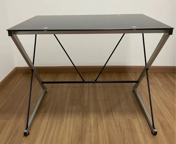 Mesa Escrivaninha de Vidro