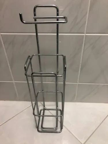 Papeleira de Chão/Parede Future Cromada