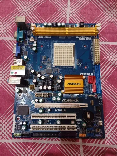 Placa mãe DDR2,AM2,AM2+,ela aceita processadores AM3,ddr3
