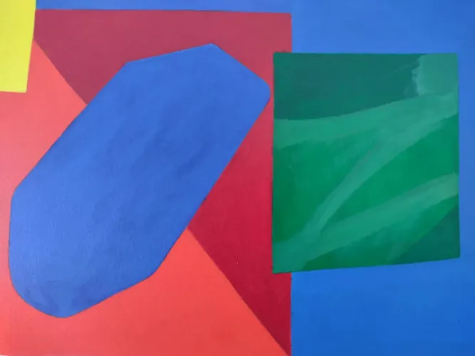 Acrílico sobre tela 30x40 cm abstrato 1