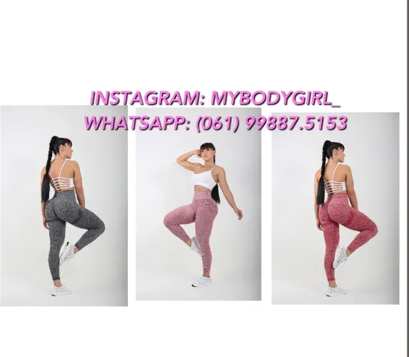 Calças leggings Academia Empina Bumbum 