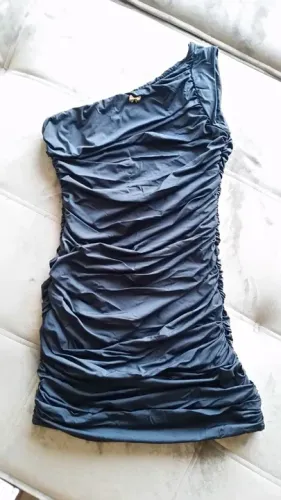 Vestido Plissado Preto M perfeito estado