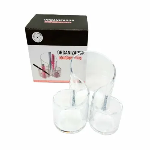 Organizador De Cosméticos Acrilico 14x14x12cm