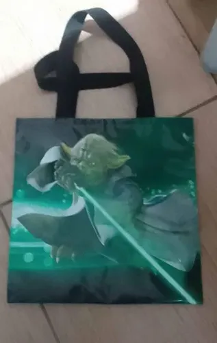 Bolsa de lona plastico personalizada Yoda