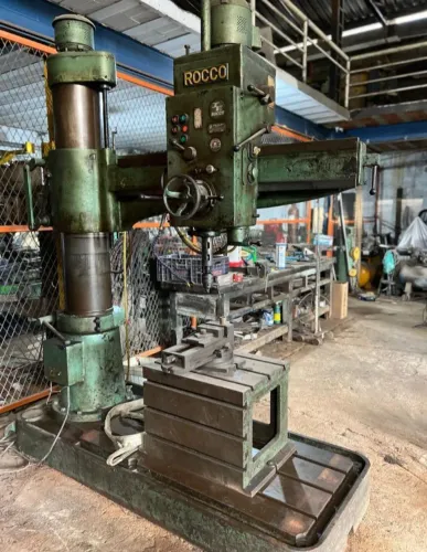 Furadeira radial rocco 35 usinagem 