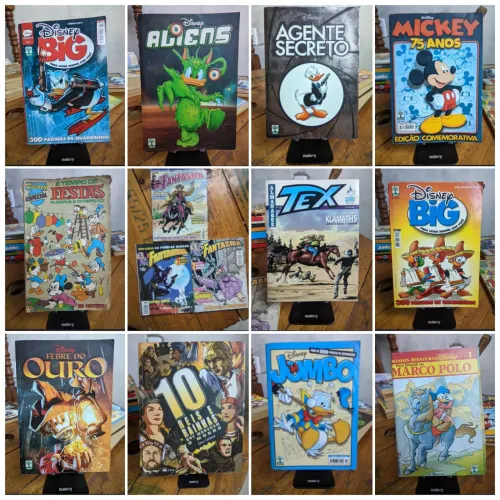 Revistas em quadrinhos diversas