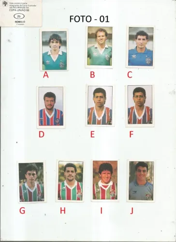 FIGURINHAS COPA UNIAO 1988