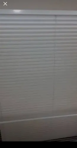 2 Persianas Horizontais em Aluminio Branca