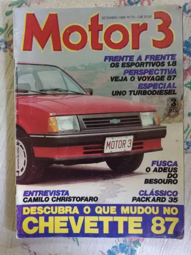Revista Motor 3 Chevette 87