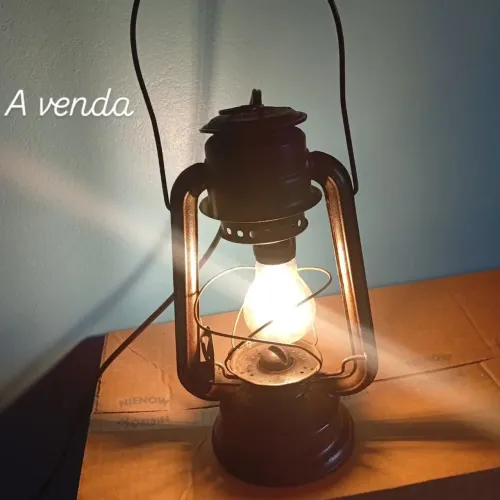 Luminária rustica