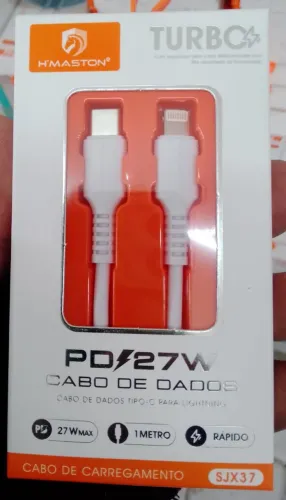 CABO CARREGADOR 27W  IPHONE SUPER RÁPIDO