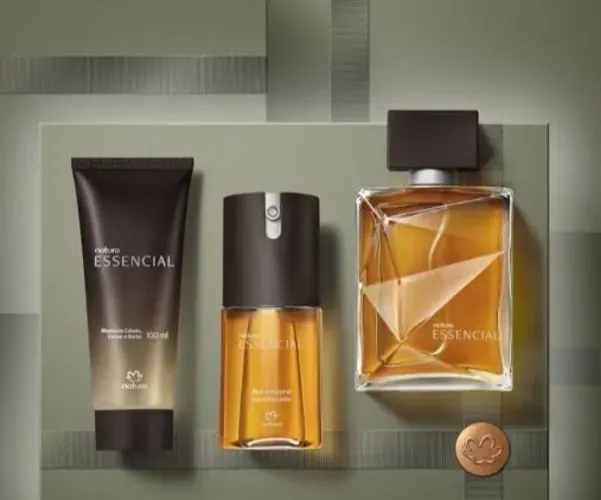 Kit Natura Essencial - Shampoo, Desodorante e Perfume