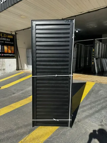 Porta de alumínio preto 60cm, 70cm ou 80cm - Promoção!!