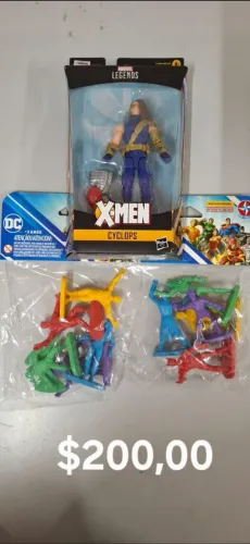 Boneco Ciclope Marvel Legends mais packs  DC Estrela