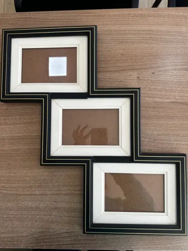 Trio de porta retrato - vidro 50cm altura x 45cm largura  R$ 150