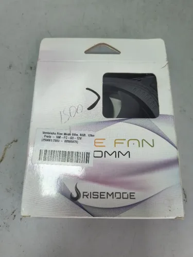 Ventoinha Rise Mode Vibe RGB 120mm Preto RM FC 02 12v