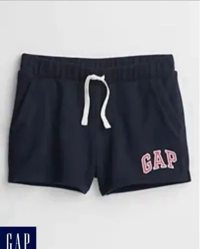 Short infantil gap moletom azul escuro tamanho 8 anos