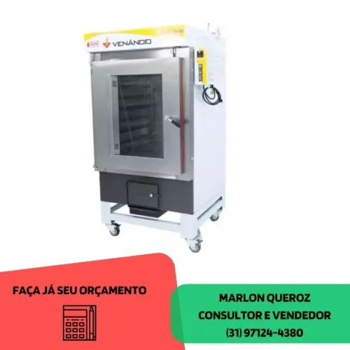 Forno Turbo Venâncio 8 Esteiras a Lenha Novo