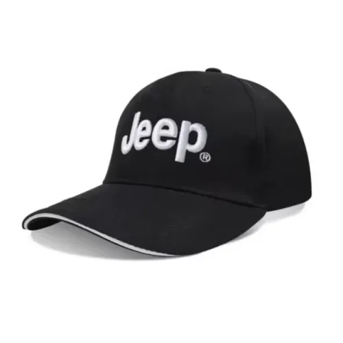 Boné De Beisebol Bordado Jeep Preto